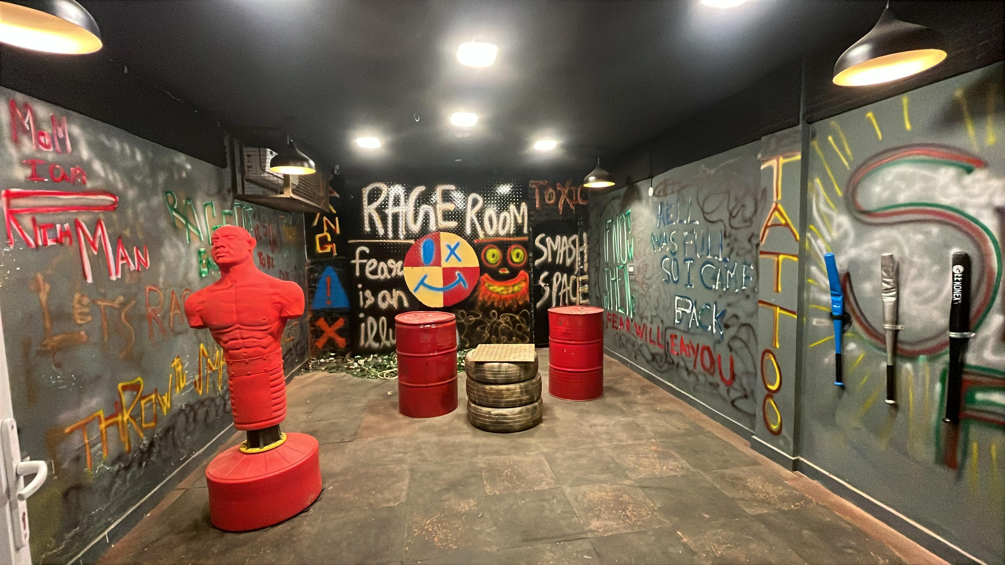 RageCage wide smash room setup